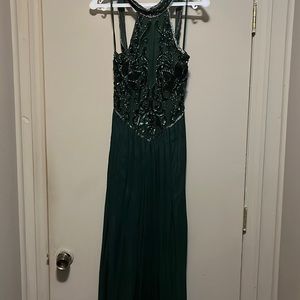 Sequined prom dress